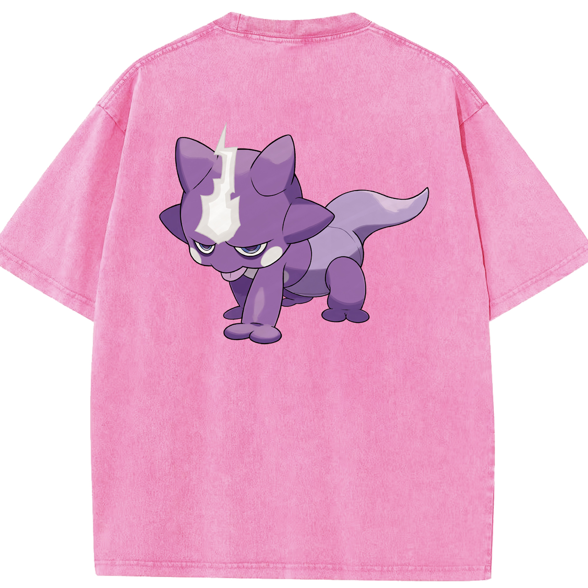 （画像用） ポケットモンスター Pokémon 綿100% ヴィンテージ風 半袖Tシャツ（背面プリント）